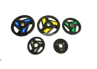 China 2.5kg - 20kg Weight Plates , Colourful PU Material Gym Spare Parts Logo Available supplier