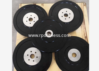 China Home Bumper Barbell Weight Plates 5kg - 25kg For Strength Exercise 50mm Bars Matching supplier