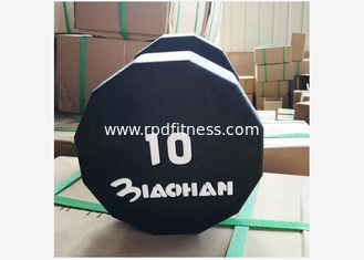 China 10LBS Gym Fitness Dumbbell PU Round Hex Head Dumbbells For Home Exercise supplier