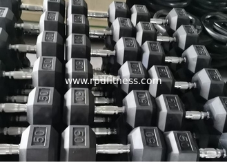 China Home Rubber Encased Hex Dumbbell 2 Pack 10LB Non Slip Ergonomic Hand Weights For Muscle supplier