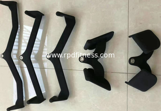 China 35mm diameter Black Rubber Coated Gym Grip Handles Pulling Exercises supplier