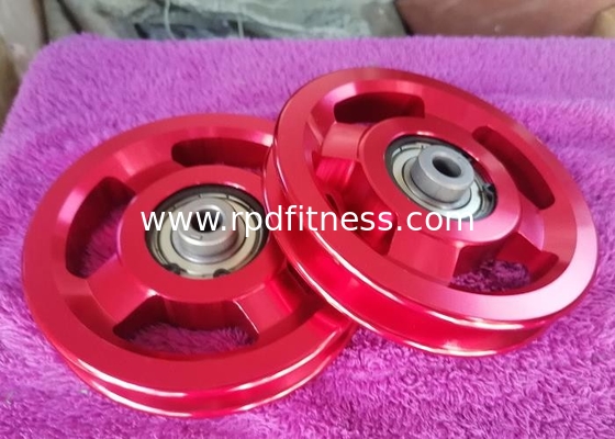 Commercial Alloy Material Gym Equipment Pulley Wheels For Health Clubs supplier