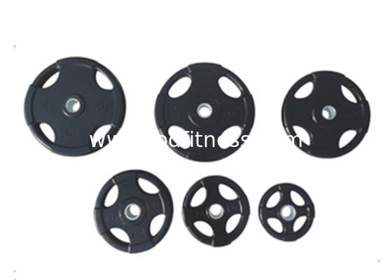 PU Barbell Weight Plates 2.5kg - 20kg Bumper Weight Plates For Fitness Equipment supplier