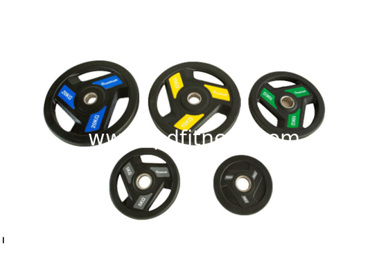 2.5kg - 20kg Weight Plates , Colourful PU Material Gym Spare Parts Logo Available supplier
