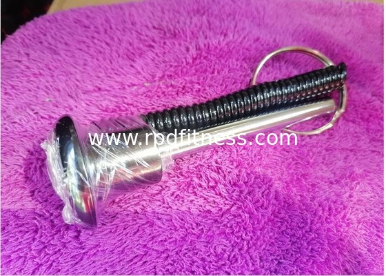 Plastic Caps Gym Equipment Parts Weight Selector Pin With Elastic Spring Rope supplier
