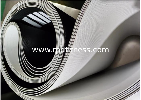 Black PVC Material Treadmill Replacement Belt For Commercial Gyms supplier