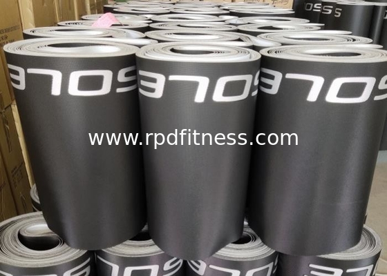 Diamond Black Pattern Commercial Treadmill Belts 2.5mm For Gym Clubs supplier
