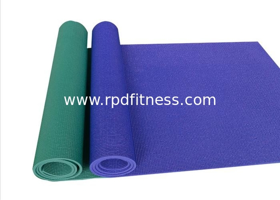 Commercial Clubs Gym Yoga Mats 3 - 8mm Thick Bodiness Anti Slip Size Customized supplier