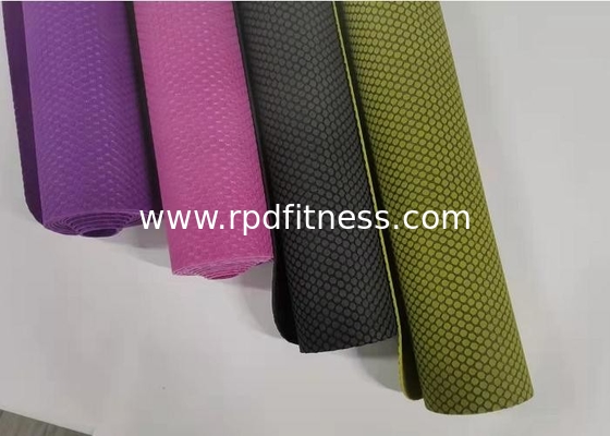 100% Environmental Dots Shape Rubber Gym Yoga Mats , Yoga Mat Anti Skid supplier