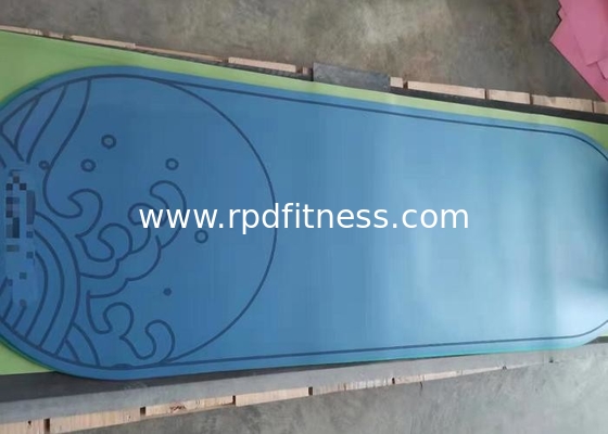 SGS Sided Texture Thick 6mm ECO Rubber Yoga Mats , Power Yoga Mats supplier
