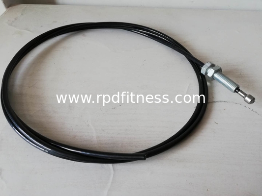 RAPID Gym Equipment Parts , Black Plastic Wire Rope For Gym Equipment supplier